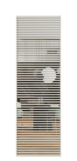 Межкомнатная дверь АЛПЛ040.06 Crystalvision АОС. Цвет Алюминий облачно-серый. Материал Алюминий в эмали. Коллекция Formato. Фото. Дверь межкомнатная АЛПЛ040.06 Crystalvision АОС. Цвет Алюминий облачно-серый. Материал Алюминий в эмали. Коллекция Formato. Картинка.